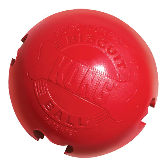 KONG Rubber Biscuit Ball - Small x 1