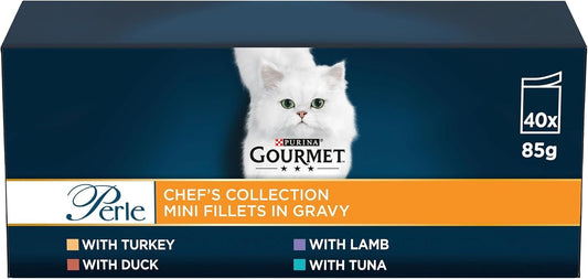 Gourmet Perle Pouch Chef's Collection in Gravy 85g 40pk x 1
