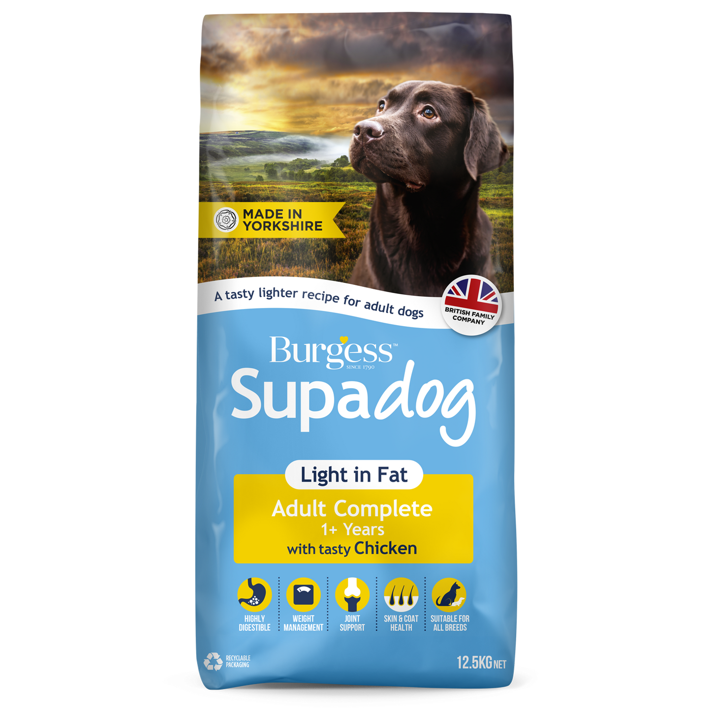 Burgess Supadog Adult Dog Light Chicken 12.5kg
