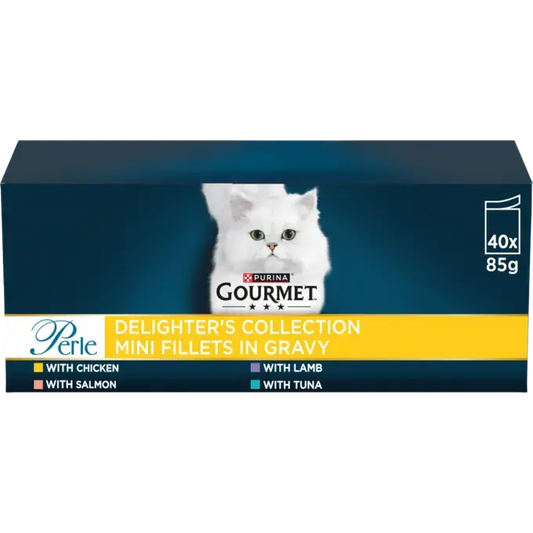 Gourmet Perle Pouch Delighter's Collection in Gravy 85g 40-Pack x 1