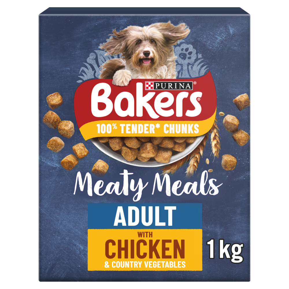 Bakers Complete Meaty Meals - Chicken 1kg x 5