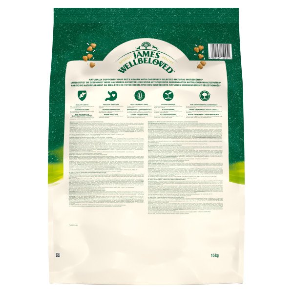 James Wellbeloved Senior Dog - Fish & Rice 15kg