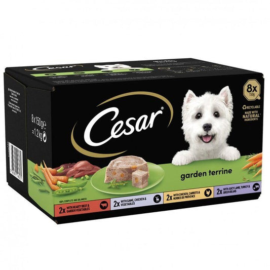 Cesar Foil Tray Garden Terrine Mixed Selection in Loaf 150g 8pk x 3
