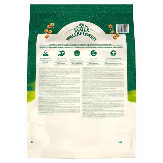 James Wellbeloved Adult Dog Large Breed - Fish & Rice 15kg