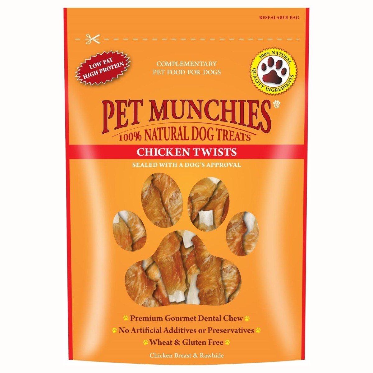 Pet Munchies Dog Treats - Chicken Twists 290g x 3