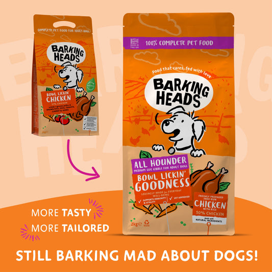 Barking Heads Adult Dog All Hounder Bowl Lickin' Goodness Chicken 2kg