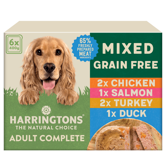 Harringtons Mixed Wet Dog Food Trays Multipack 6 x 400g