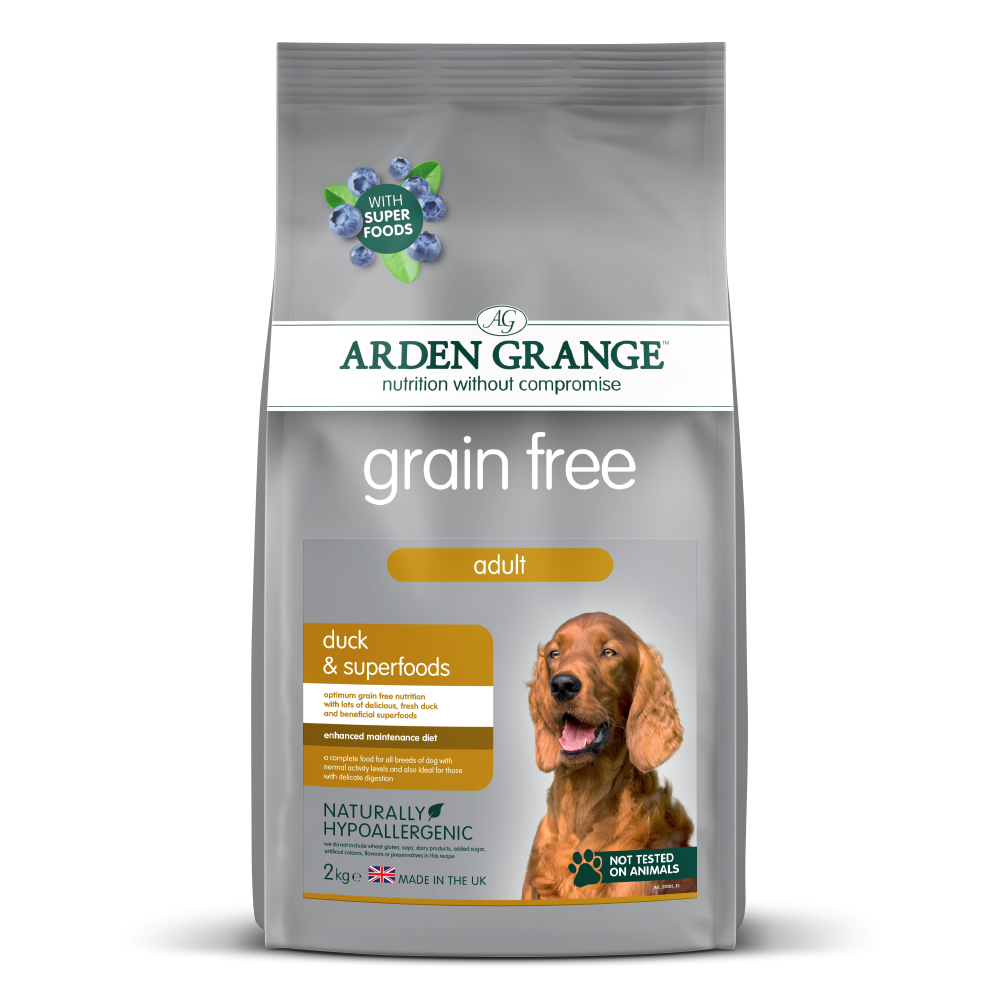 Arden Grange Adult Dog Grain Free Duck & Superfoods 2kg