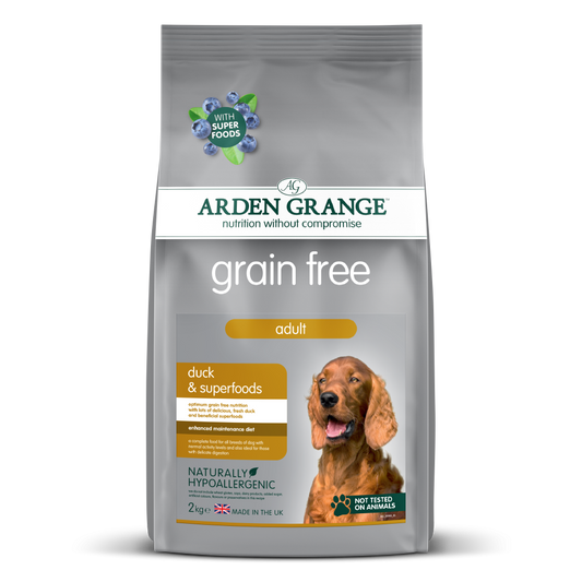 Arden Grange Adult Dog Grain Free Duck & Superfoods 2kg
