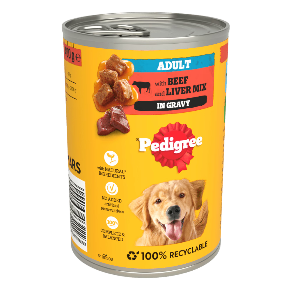 Pedigree Can Adult - Beef in Gravy 400g x 12pk