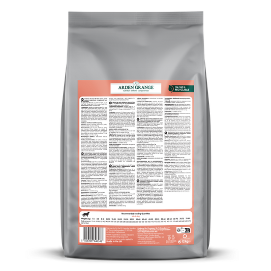 Arden Grange Adult Dog Grain Free Salmon & Superfoods 12kg