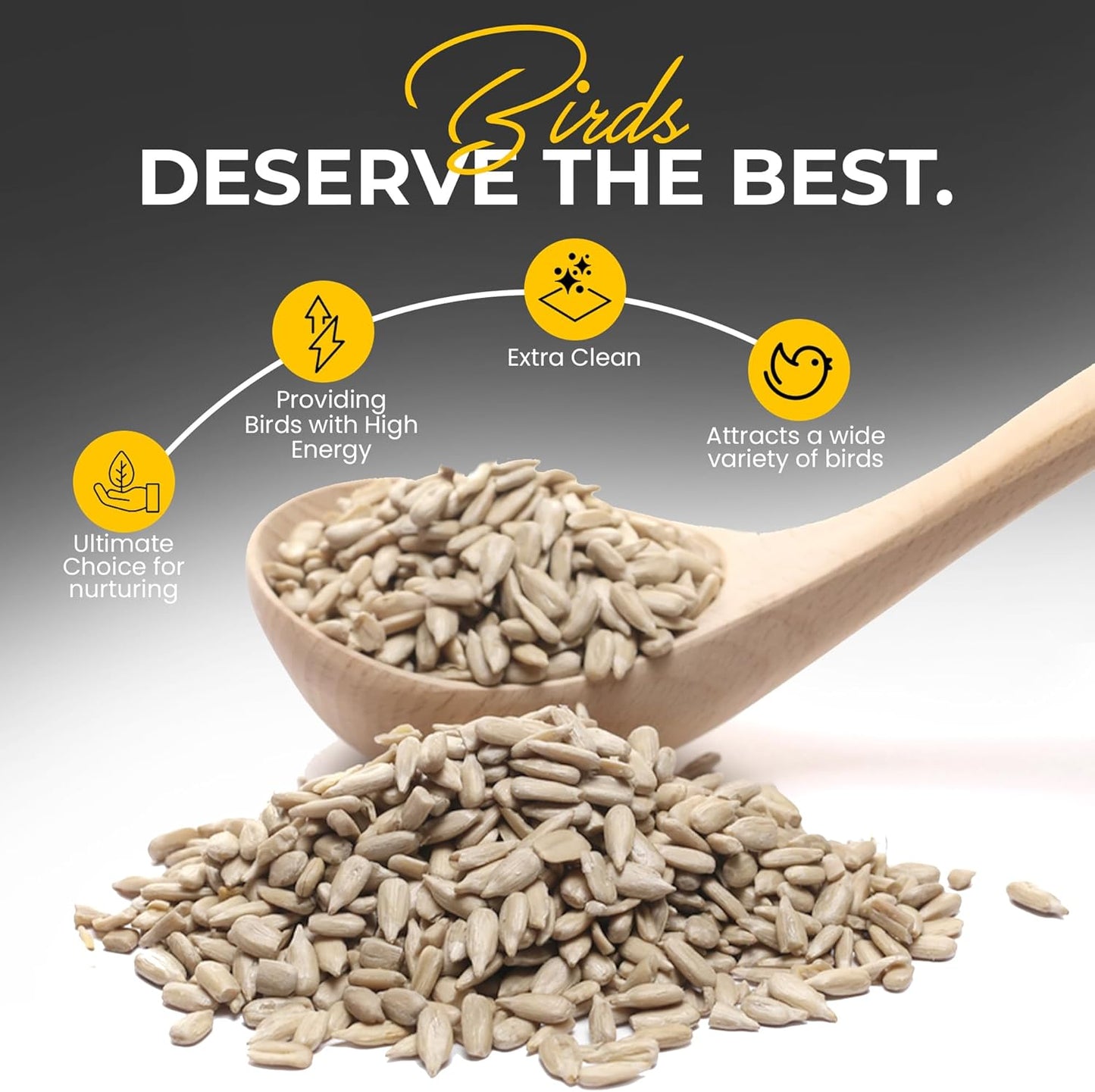 20 KG Sunflower Heart - Beewarm Wild Birds Food