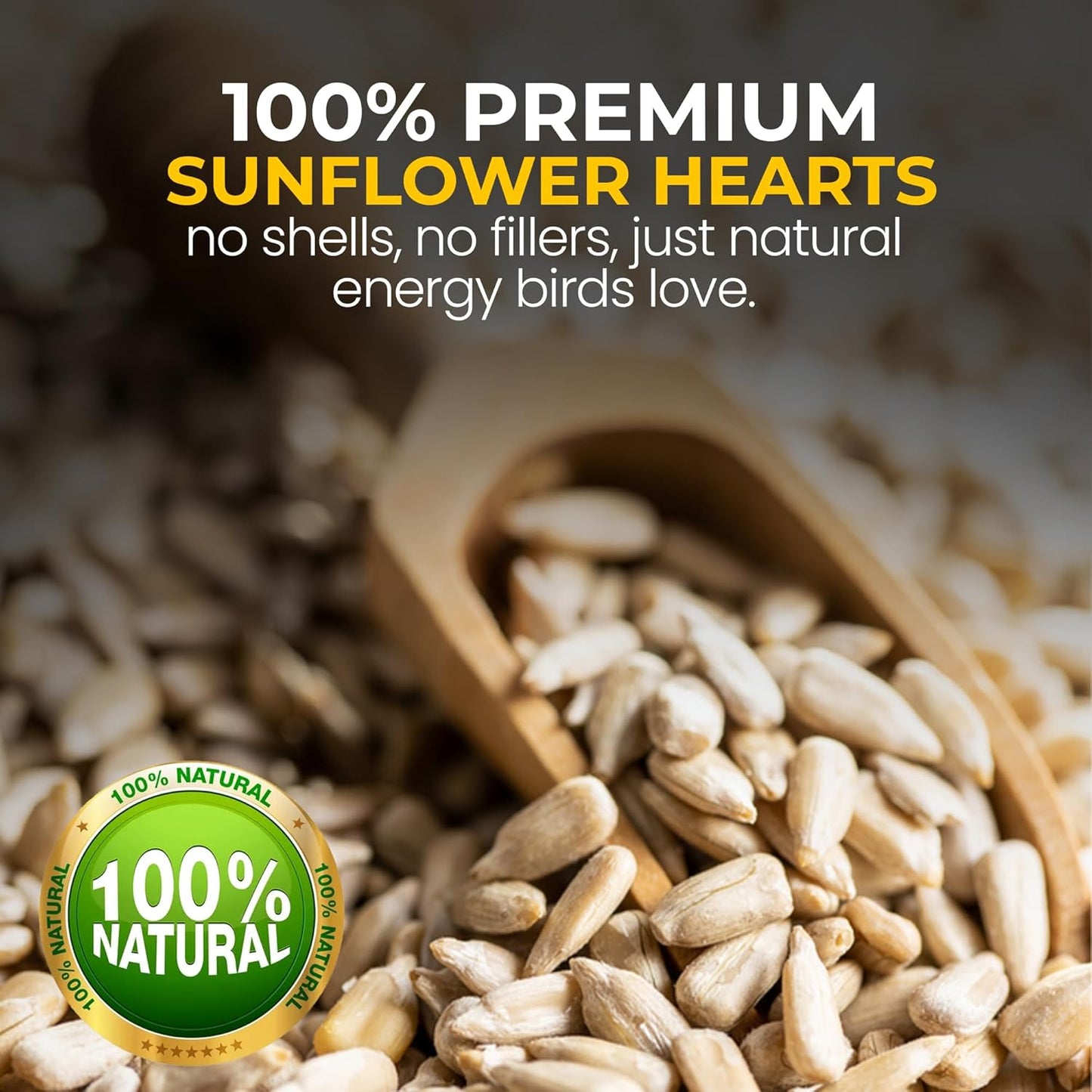 5L Bag - Sunflower Hearts - Beewarm Wild Birds Food