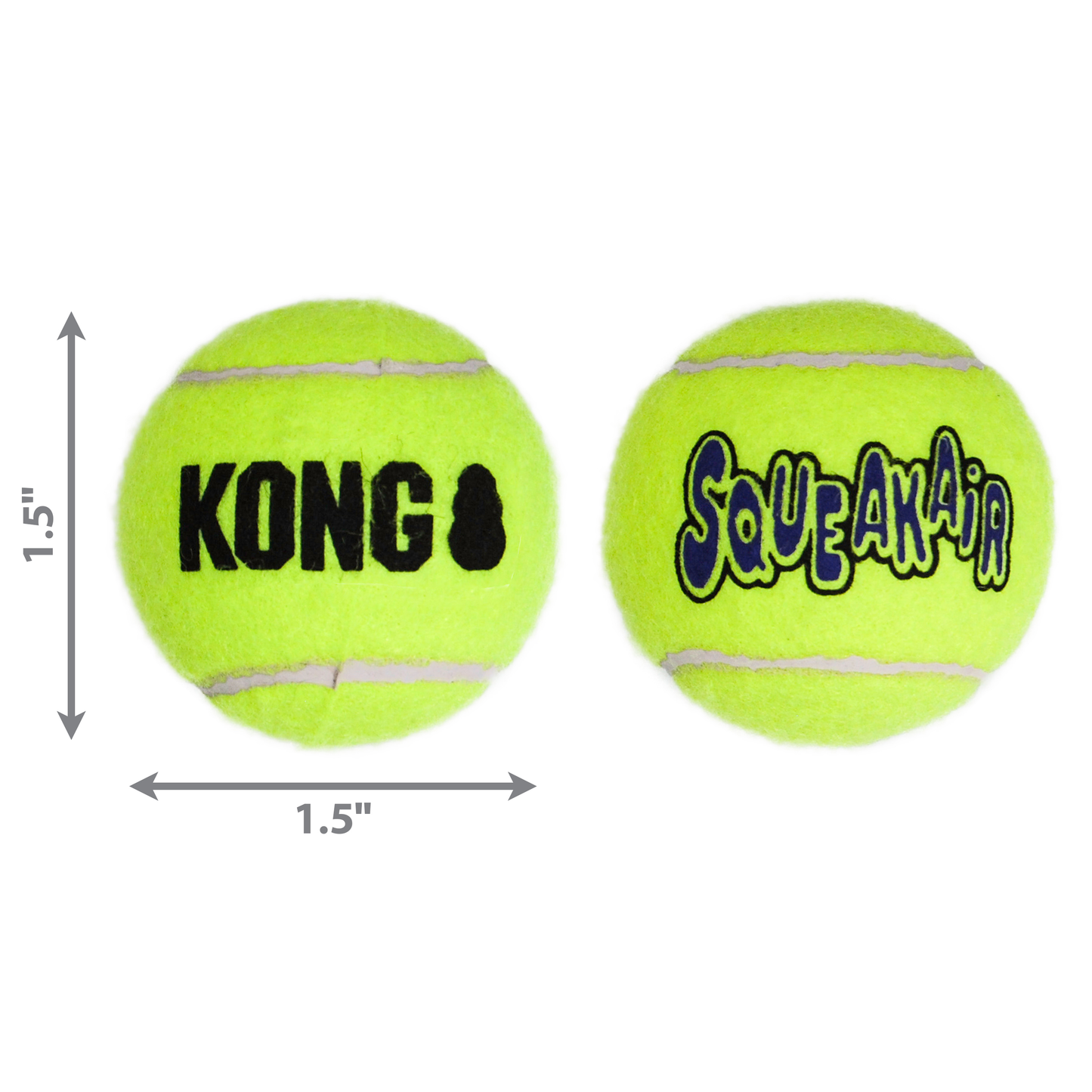 KONG SqueakAir Balls X-Small 1½" 3pk x 1