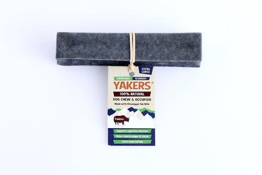 Yakers Dog Chew BLUEBERRY SUPERFOOD XL x 10