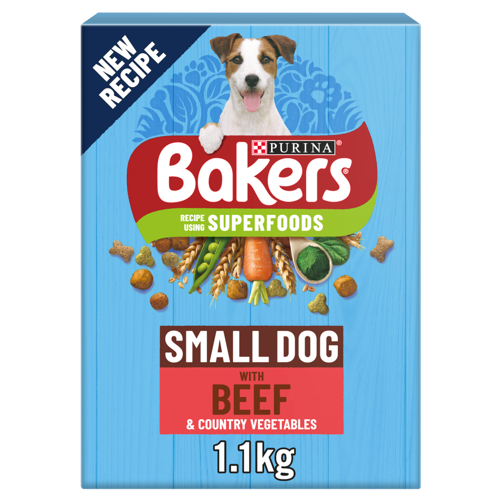 Bakers Complete Small Dog - Beef & Veg 1kg