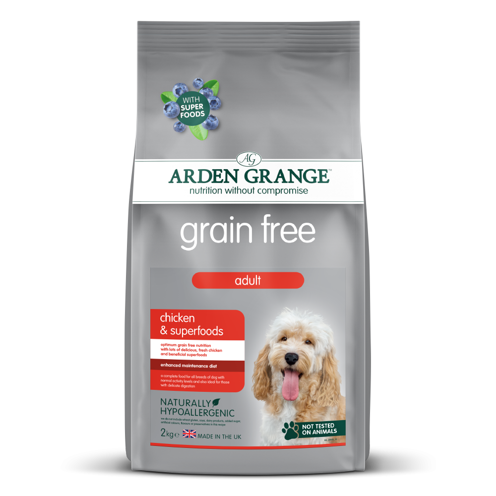 Arden Grange Adult Dog Grain Free Chicken & Superfoods 2kg