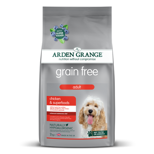 Arden Grange Adult Dog Grain Free Chicken & Superfoods 2kg