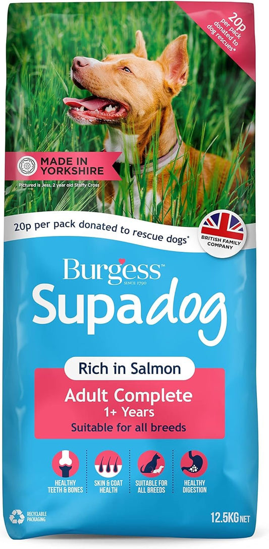 Burgess Supadog Adult Salmon 12.5kg