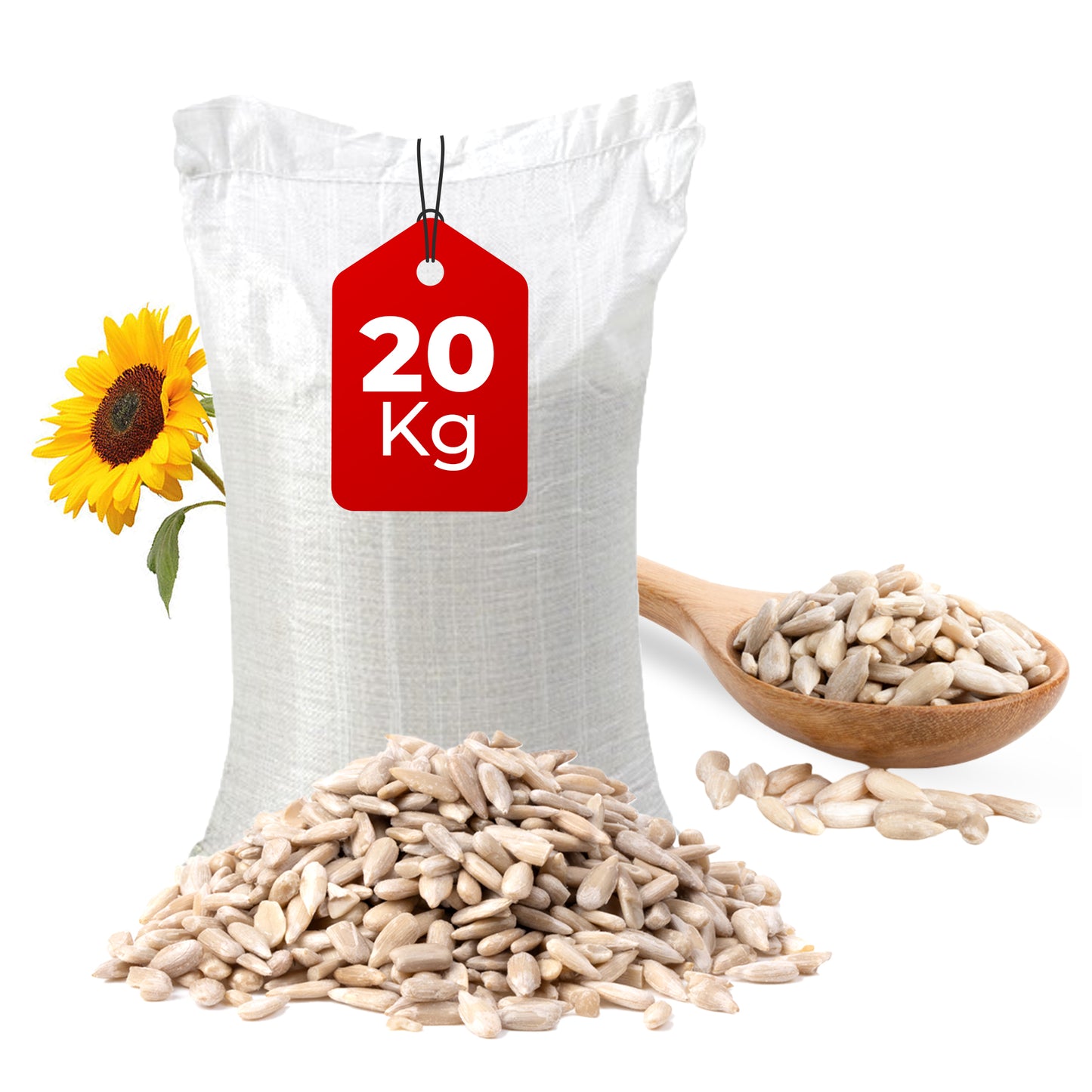 20 KG Sunflower Heart - Beewarm Wild Birds Food