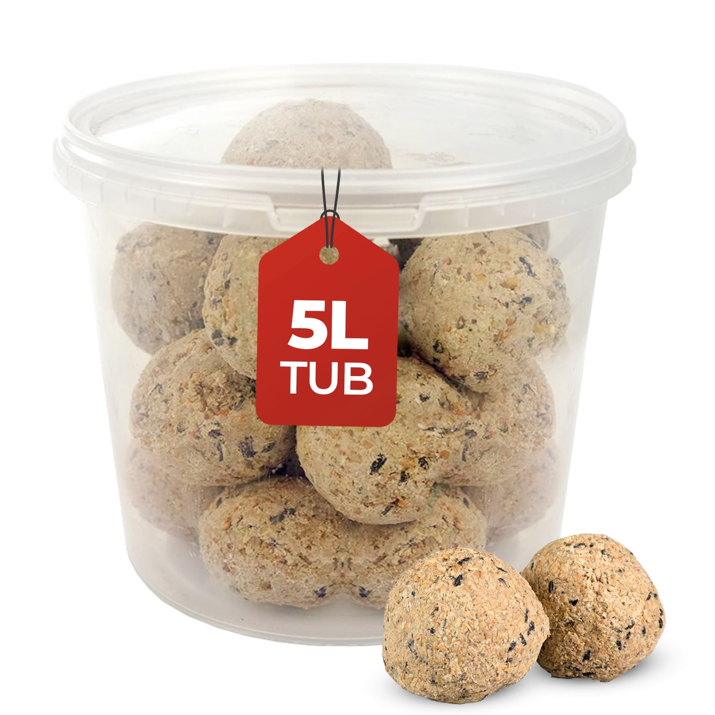 5L Tub Fat Balls - Beewarm wild Birds Food