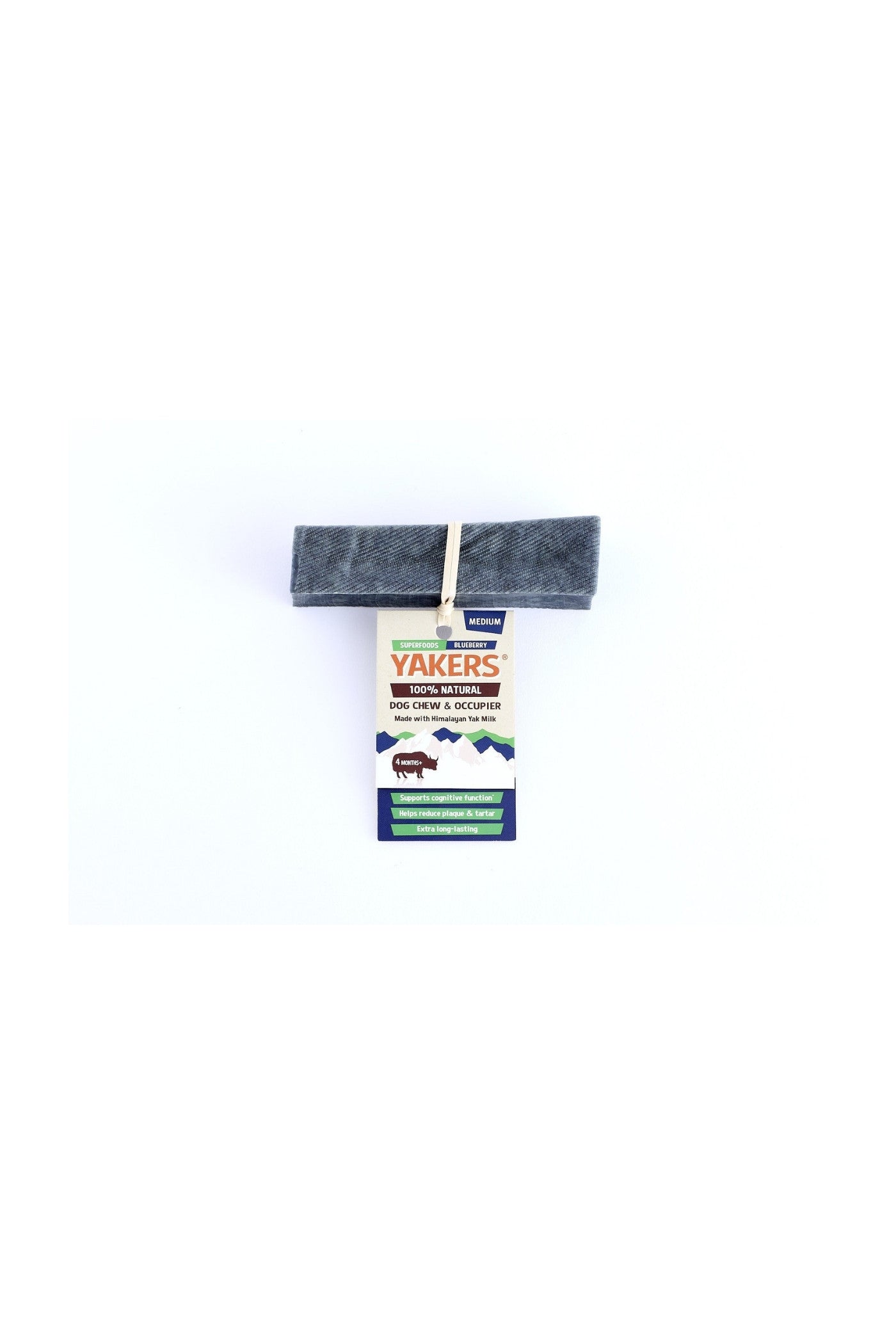 Yakers Dog Chew BLUEBERRY SUPERFOOD Medium x 20