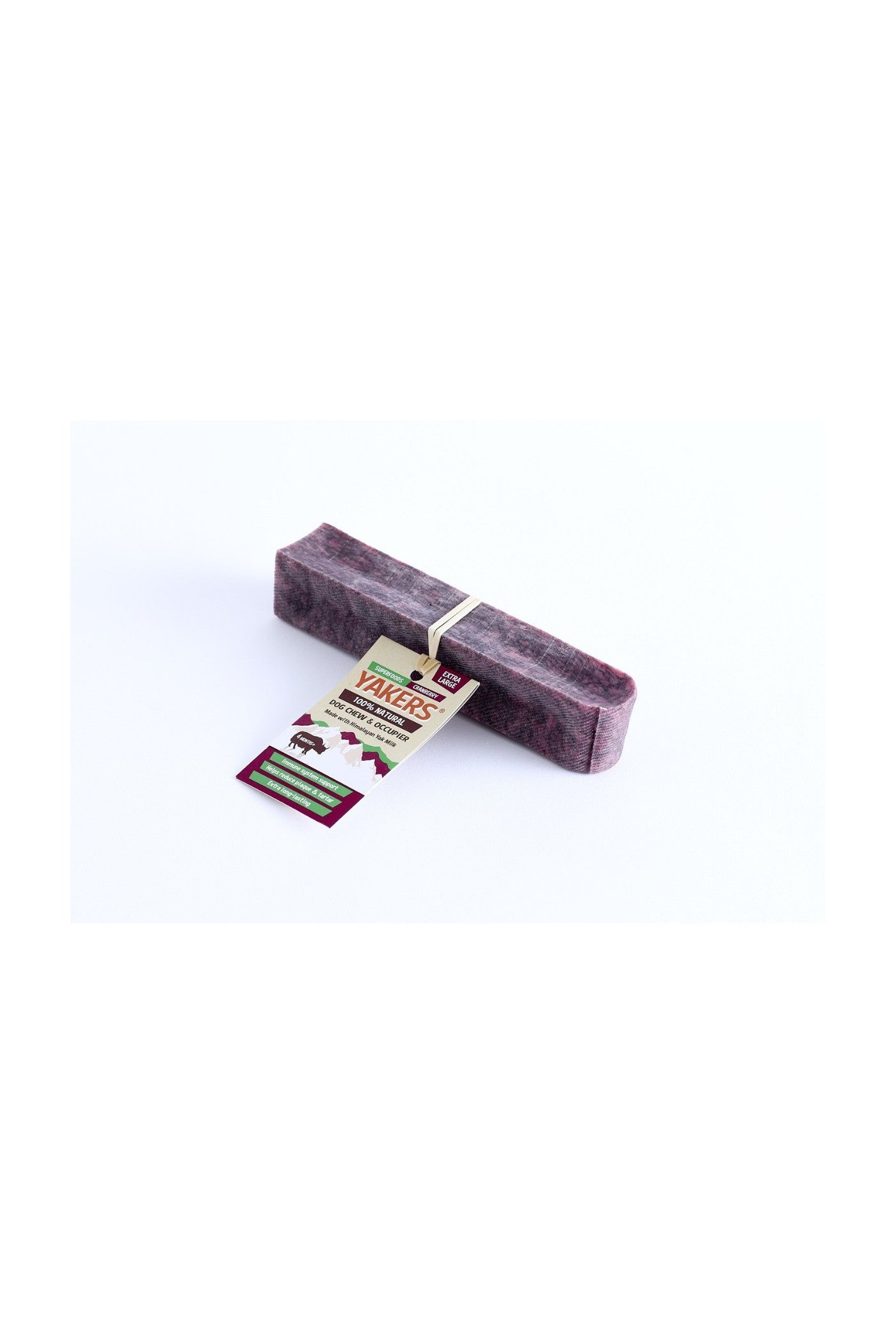 Yakers Dog Chew CRANBERRY SUPERFOOD XL x 10
