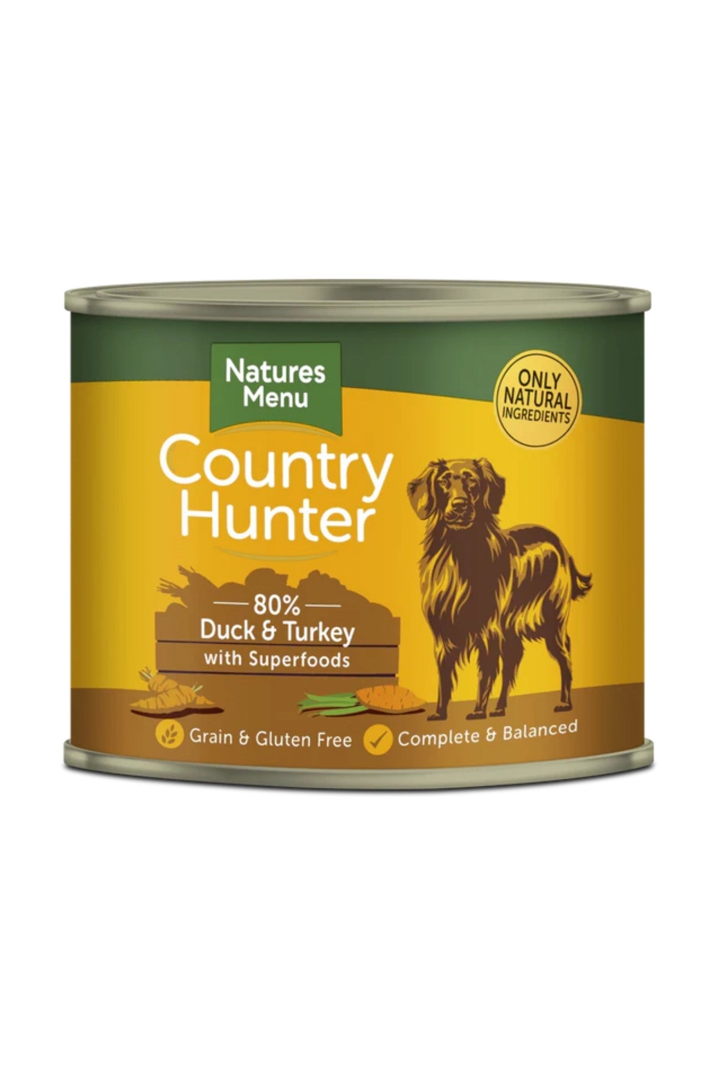 Country Hunter Cans Duck and Turkey with Superfoods For Adult Dogs