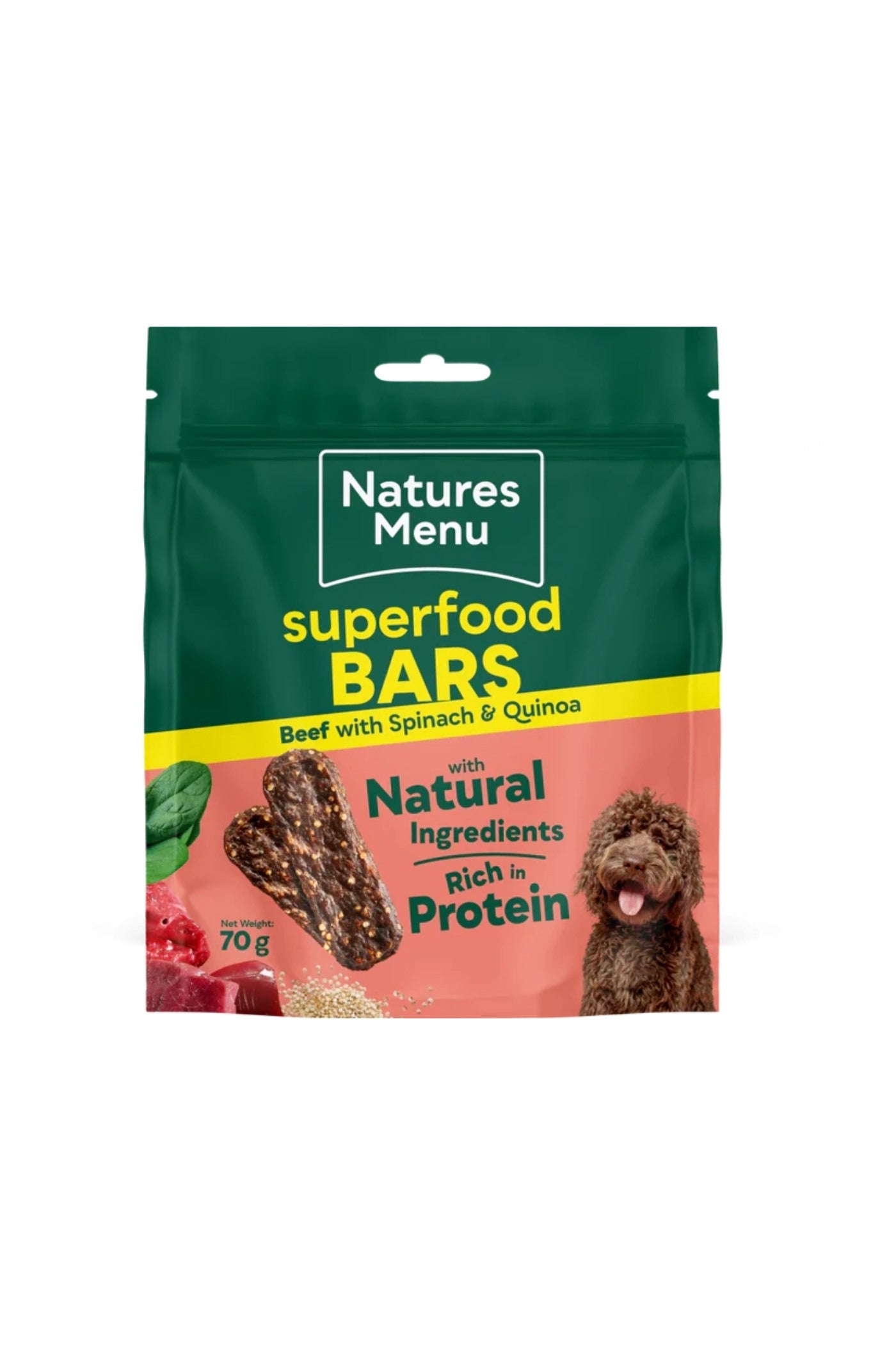Country Hunter Superfood Bars Beef with Spinach & Quinoa For Dogs