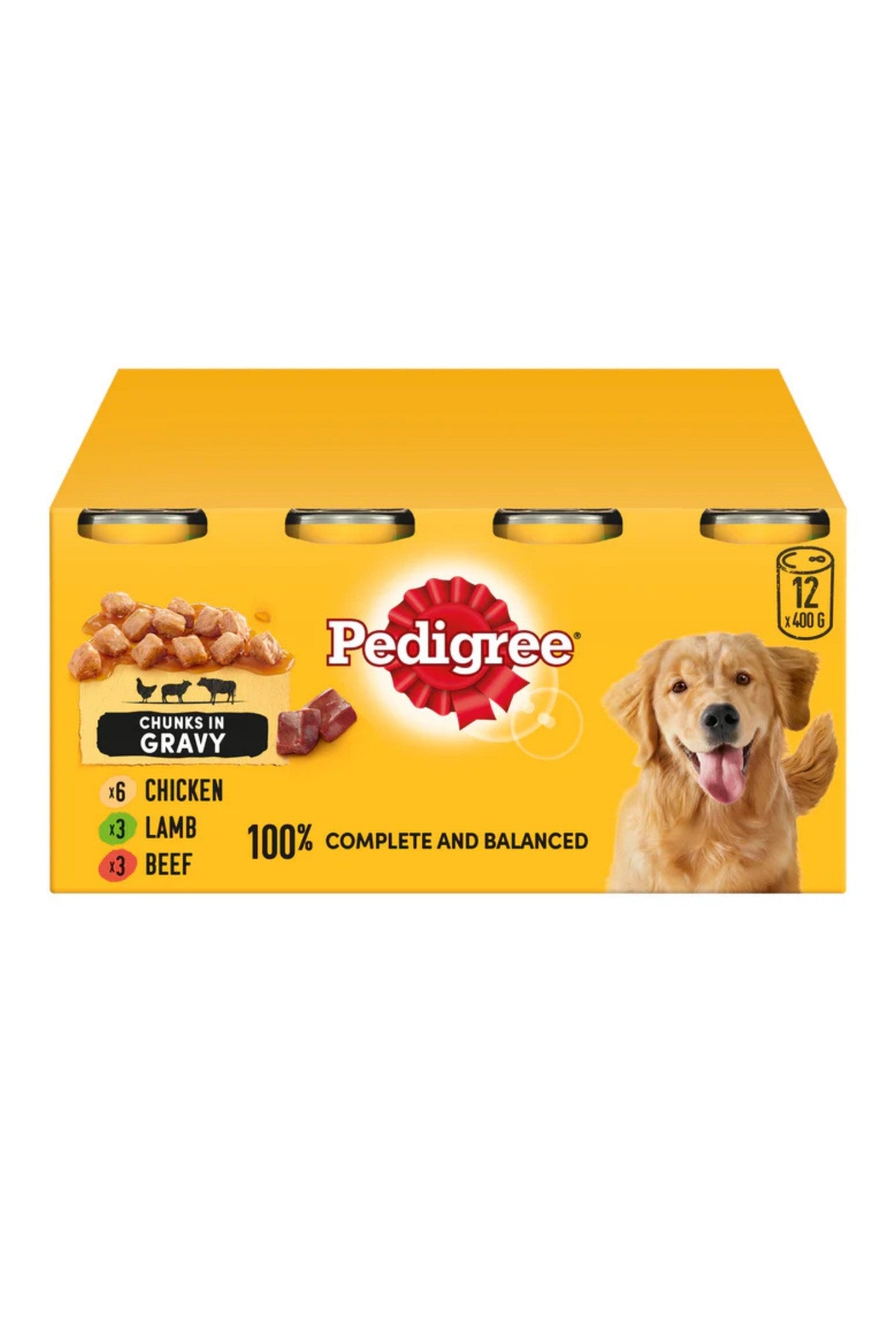 Pedigree Can Adult in Gravy 400g 12pk x 2
