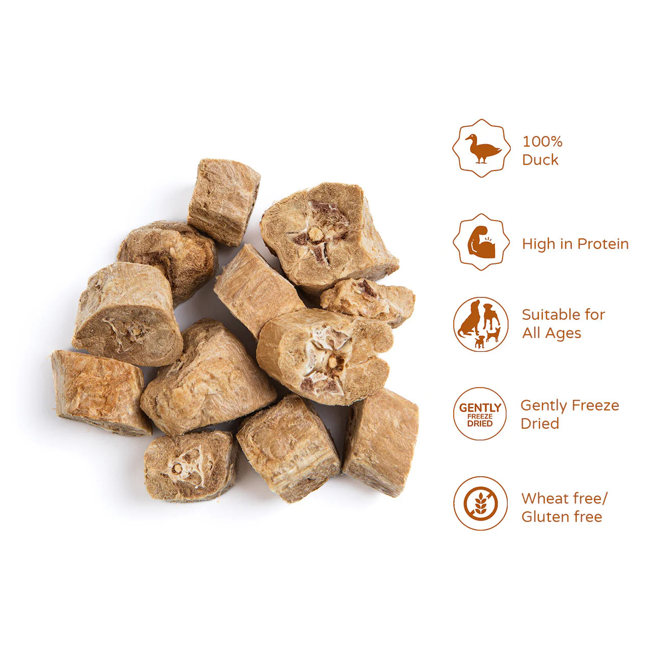 ProReward 100% Duck Neck Dog Treats 135g Tube
