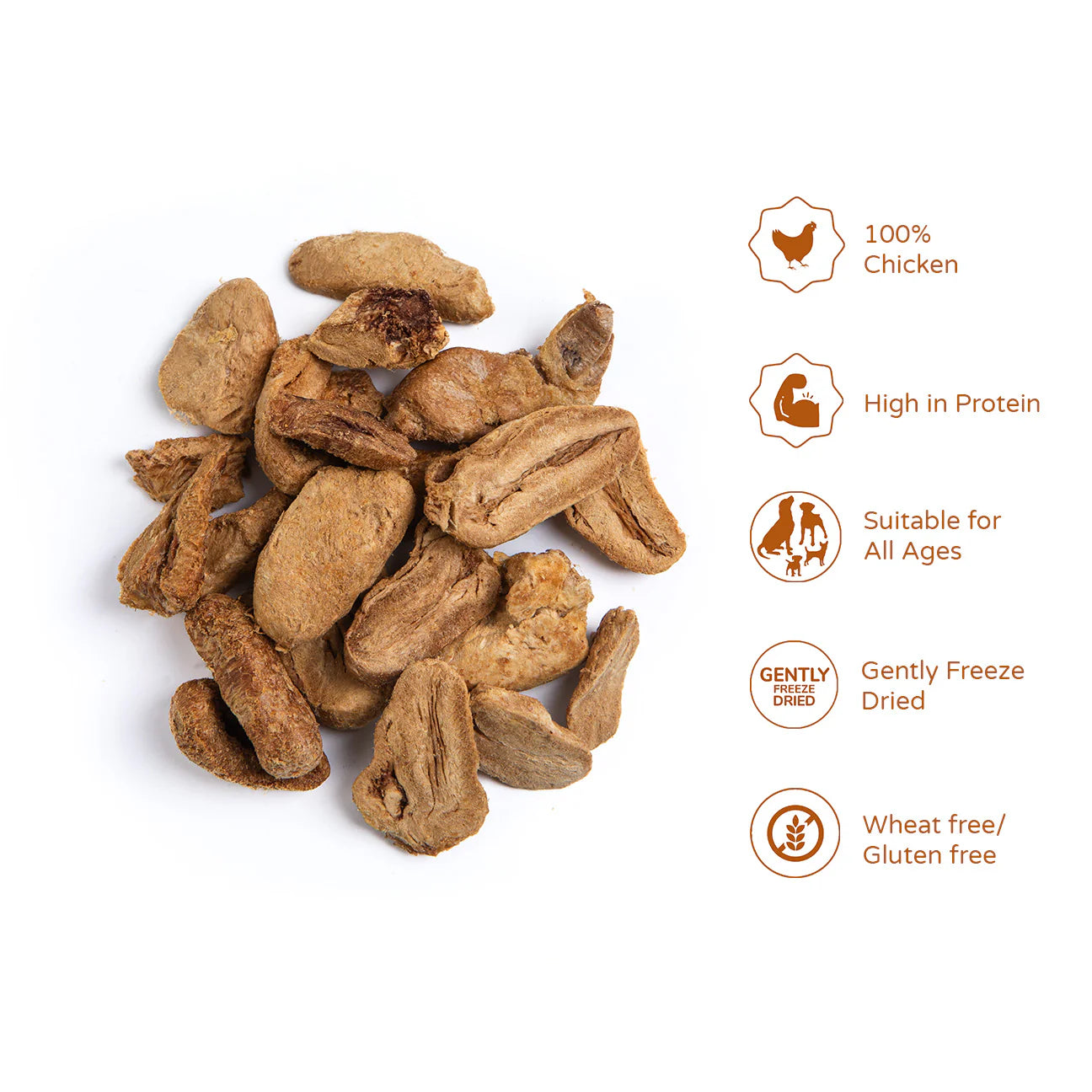 ProReward 100% Chicken Hearts Dog Treats 30g Tube