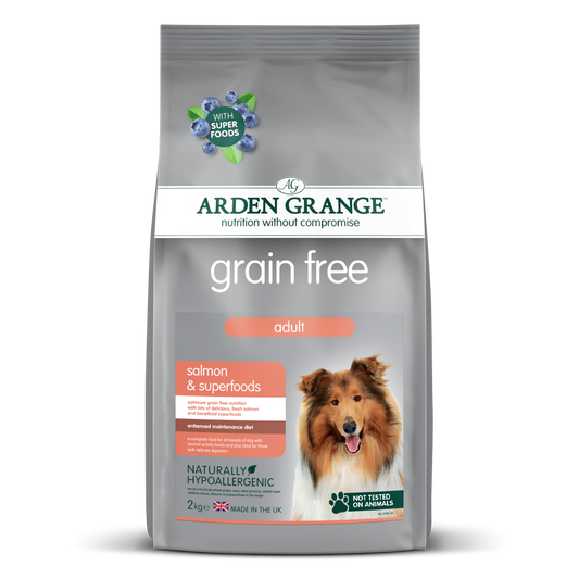 Arden Grange Adult Dog Grain Free Salmon & Superfoods 2kg