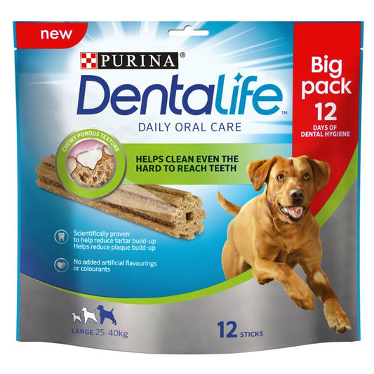 Purina Dentalife Oral Care Sticks Large 12-Stick Loyalty pk x 3