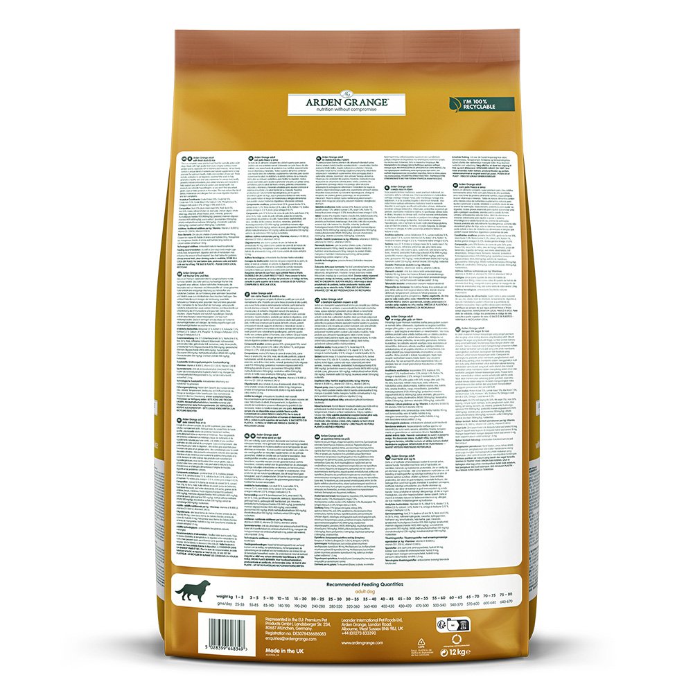Arden Grange Adult Dog Duck & Rice 12kg