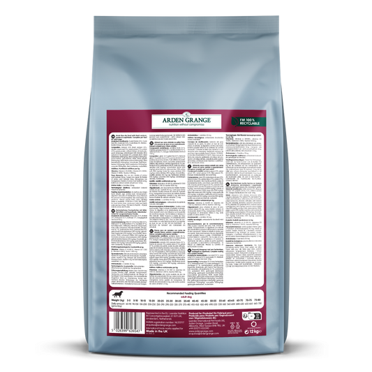 Arden Grange Sensitive GRAIN-FREE Adult - Venison & Potato 12kg