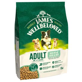 James Wellbeloved Adult Dog - Duck & Rice 15kg