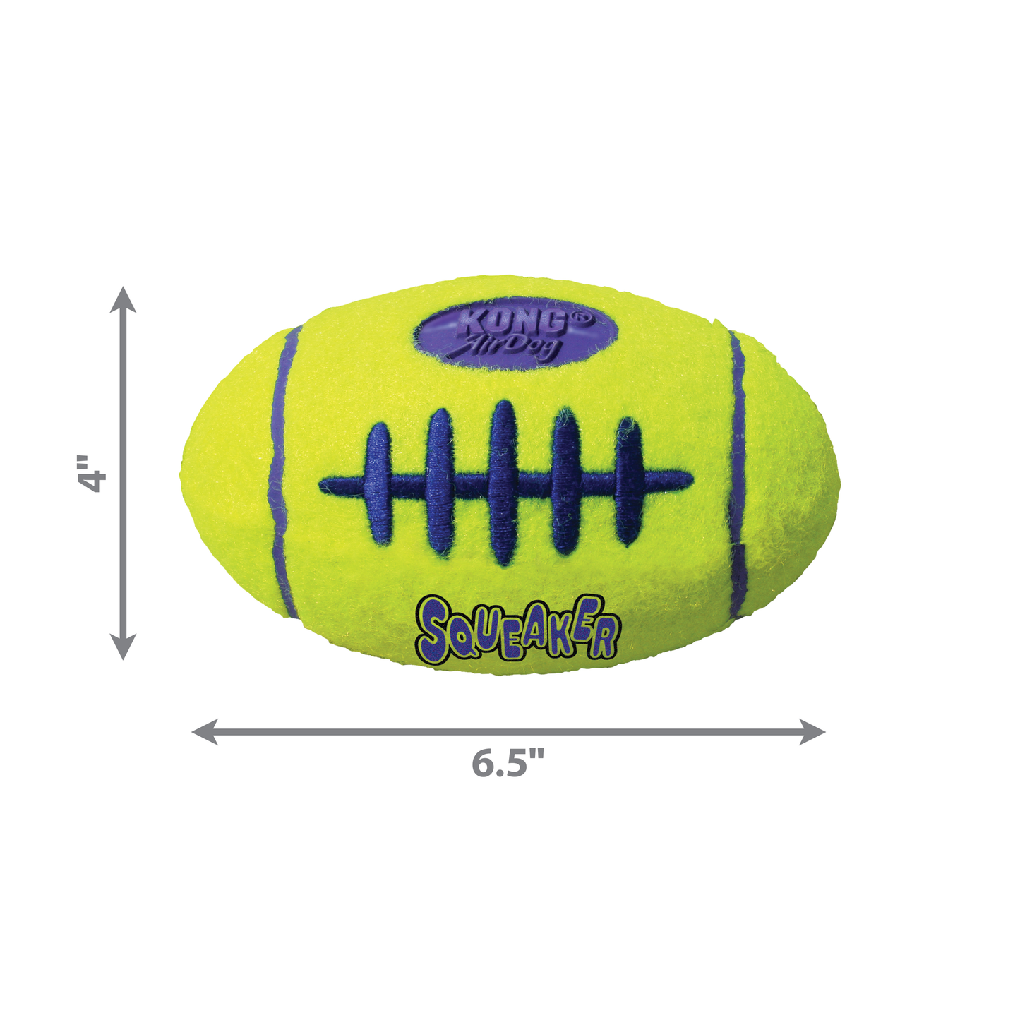 KONG AirDog Squeaker Football - Large x 1