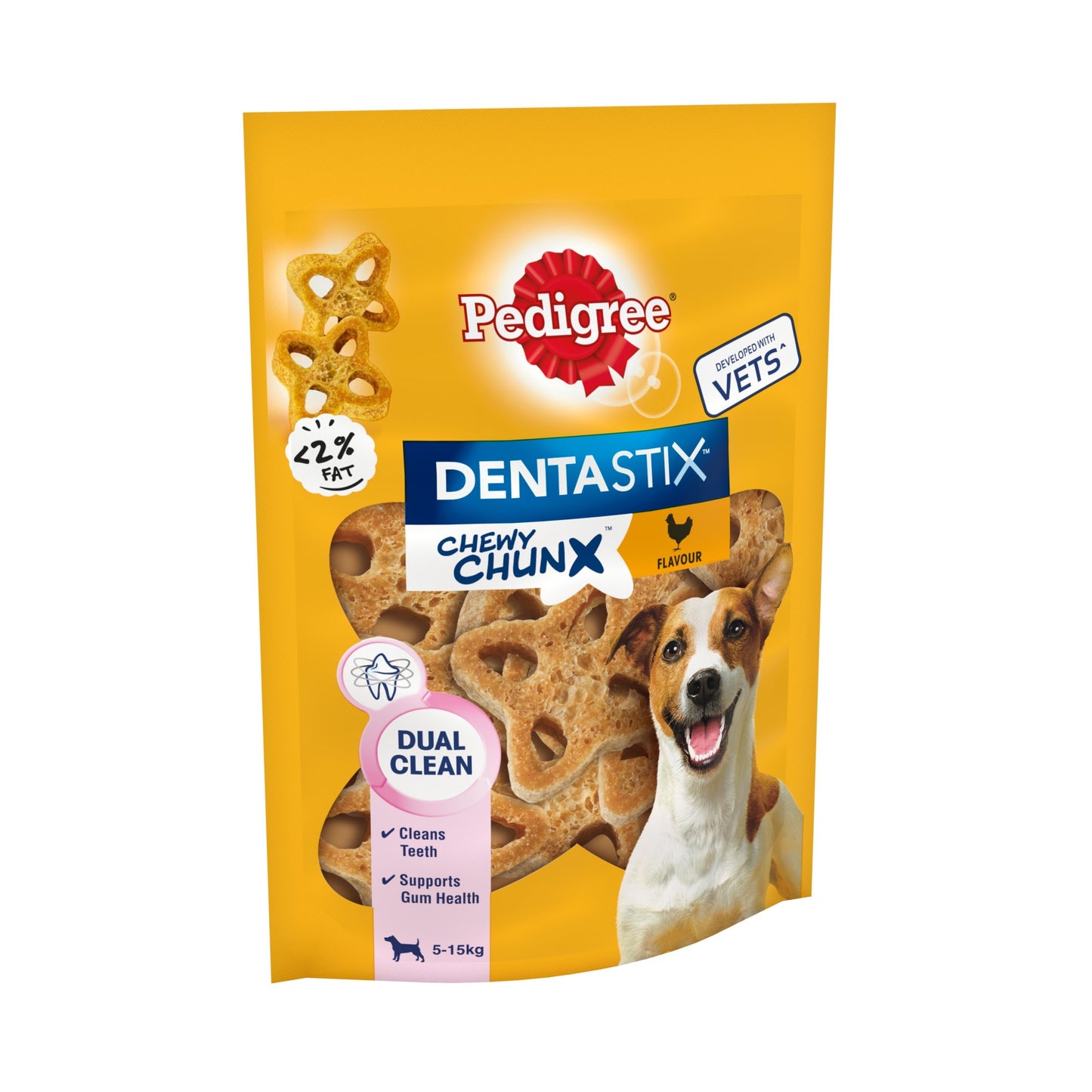 Pedigree Dentastix Chewy Chunx MINI Dog Treats Chicken x 5