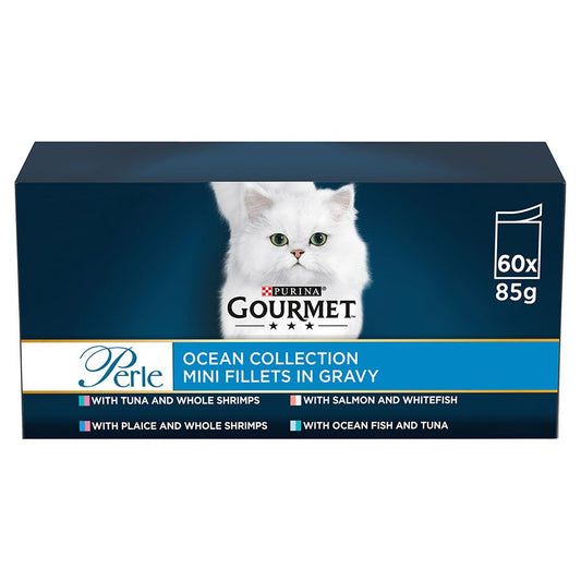 Gourmet Perle Pouch Ocean Collection in Gravy 85g 60pk x 1