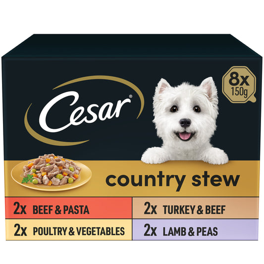 Cesar Foil Tray Country Stew Special Selection 150g 8pk x 3