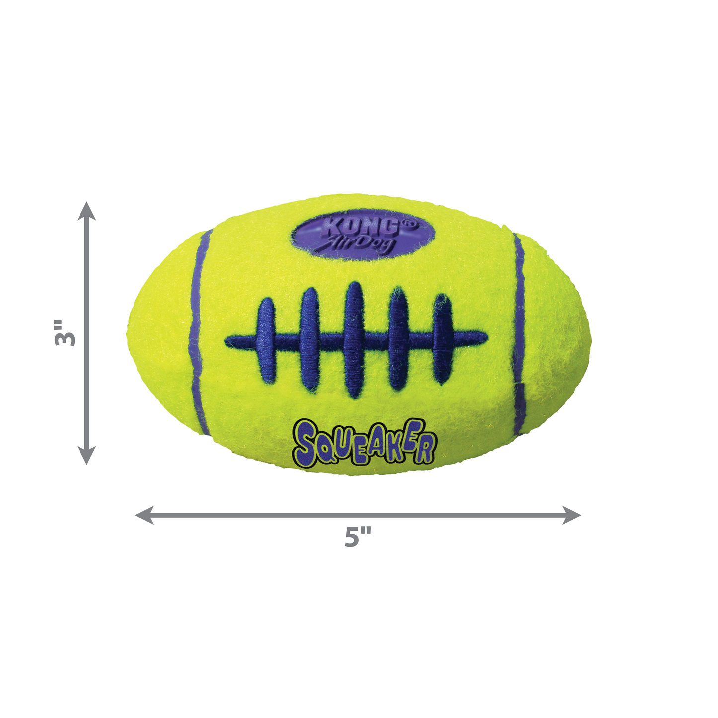 KONG AirDog Squeaker Football - Medium x 1
