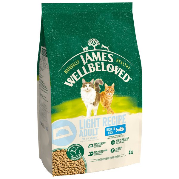 James Wellbeloved Cat Light - Fish & Rice 4kg x 1
