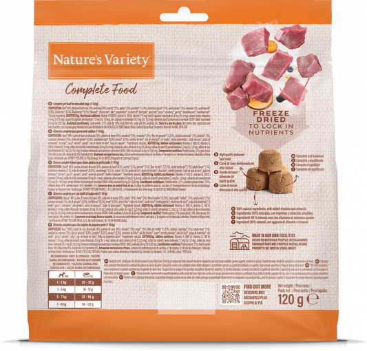 Complete Freeze Dried Food Beef For Adult Dogs