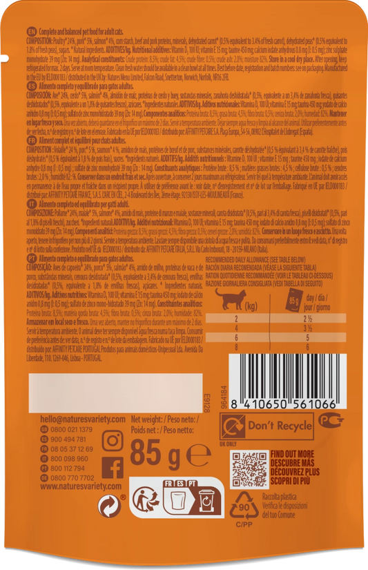 Bites in Gravy Salmon For Adult Cats