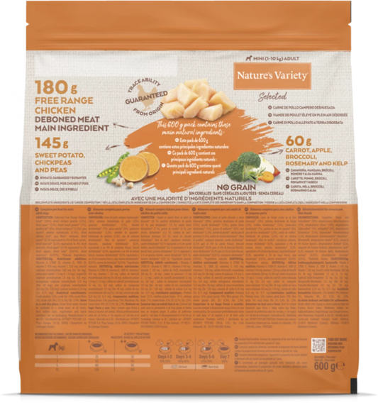 Selected Dry FREE RANGE CHICKEN For Small Breed Dogs