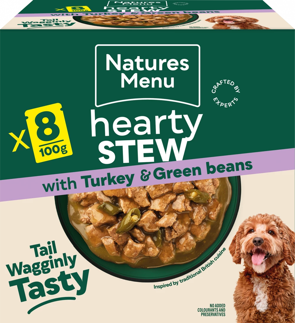 Natures Menu Dog Pouches Hearty Stews Turkey For Adult Dogs