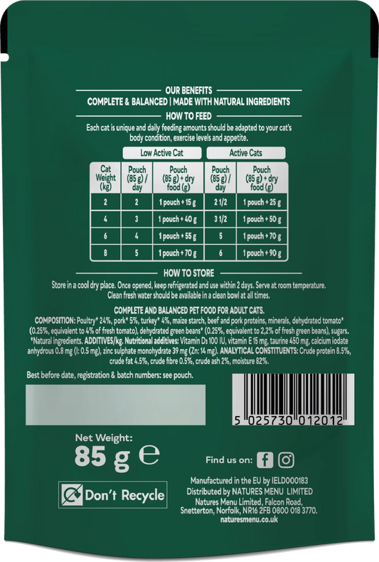 Bites in Gravy Turkey For Adult Cats