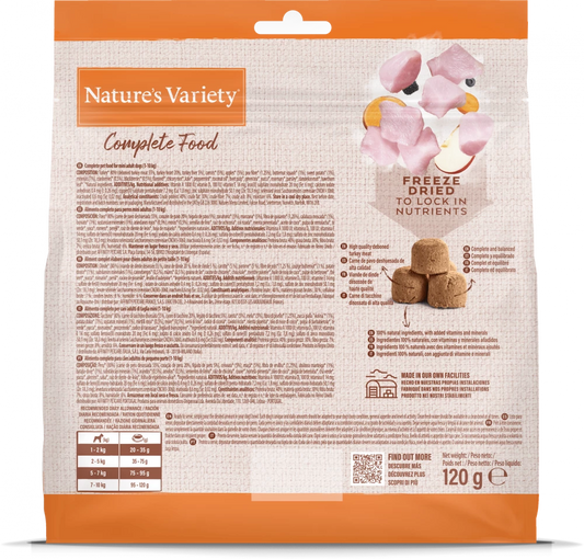 Complete Freeze Dried Food Turkey For Adult Dogs