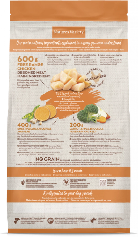 Selected Dry FREE RANGE CHICKEN For Puppies